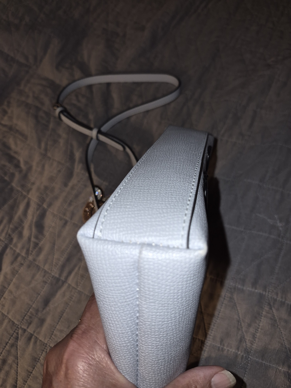 Karl Lagerfeld Light Blue Crossbody with Karl & Choupette Appliqués - Picture 5 of 6